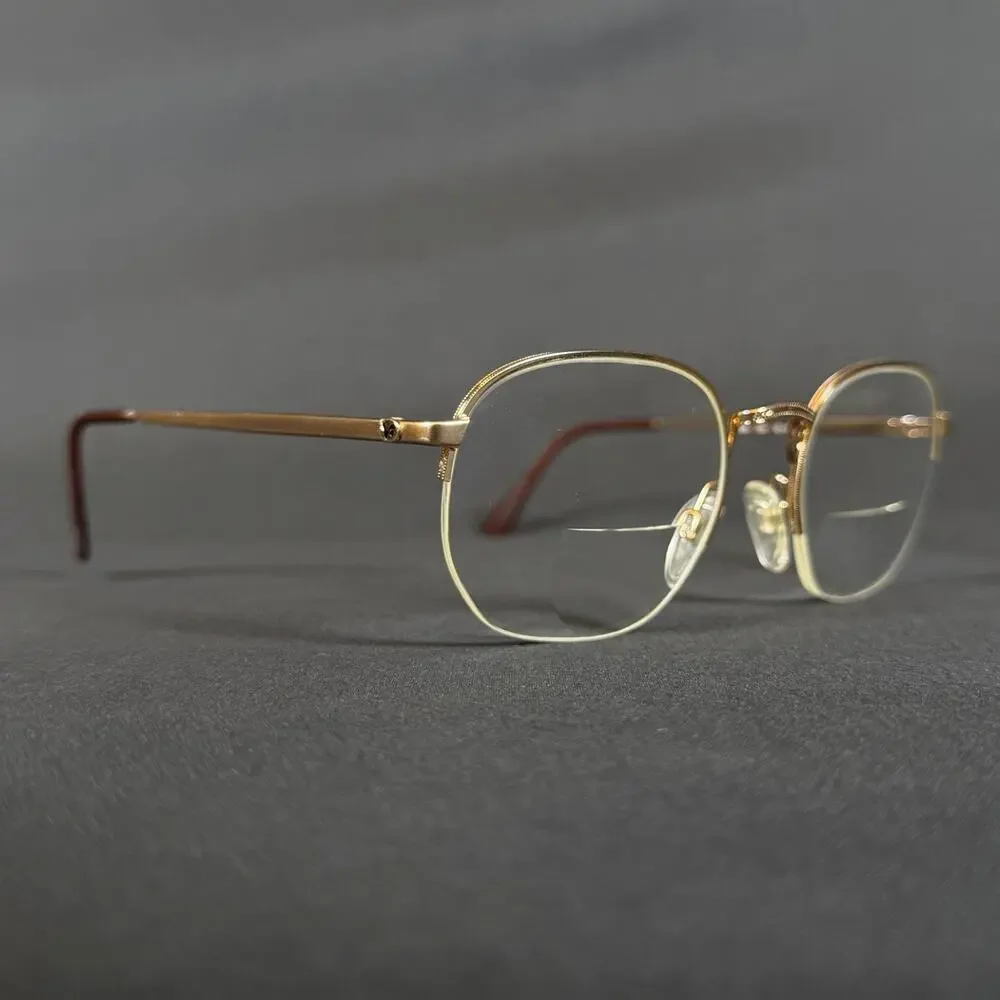 Florence Vogue VO3038 280 50-21-130 Gold Half Rim Eyeglasses Only Frame